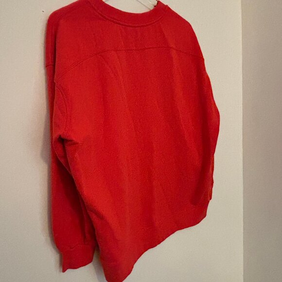 Lululemon Perfectly Oversized Crew Sweatshirt Red M/L | Relaxed Fit Athleisure - Picture 6 of 6